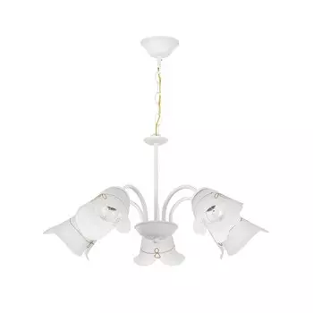 Люстра потолочная Настольгия 5х40Вт Е27 Белый 55x55x55 см