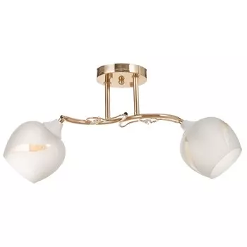 Люстра потолочная «Николь», 2хE27 40 Вт, золото