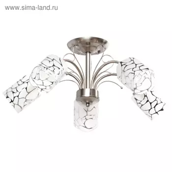 Люстра потолочная «Олимпия», 5x60W E14, матовый 60x60x22 см