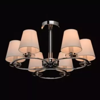 Люстра потолочная "Онтарио" 6x40W E14 хром 64x64x34см