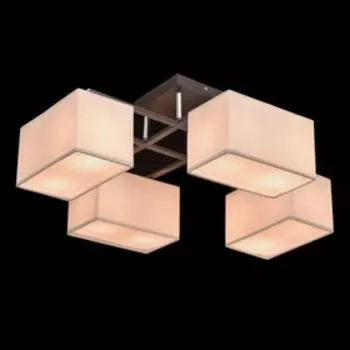 Люстра потолочная "Прато" 8x40W Е14 графитовый 67x57x28см