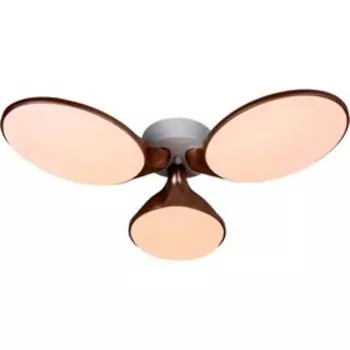 Люстра потолочная Riza 3xLED 36Вт, размер 60x60x12 см, цвет коричневый