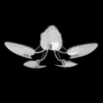 Люстра потолочная "Сабрина" 5x60W E14 хром 55x55x20см