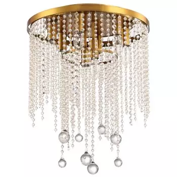 Люстра потолочная Smira 8xE14 40Вт, размер 40x40x42,5 см, цвет бронза