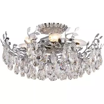 Люстра потолочная Sofia 6xE14 40Вт, размер 50x50x25 см, цвет хром