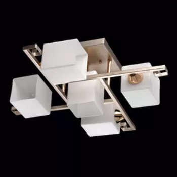 Люстра потолочная «Тетро», 5x60W E14, металлический 65x65x20 см