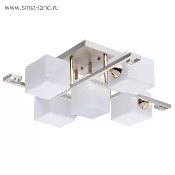 Люстра потолочная «Тетро», 5x60W E14, металлический 65x65x20 см