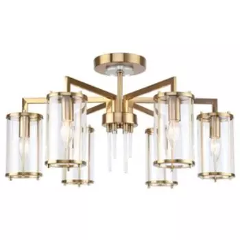 Люстра потолочная Vase 6xЕ14 40Вт, размер 64x64x33,5 см, цвет бронза