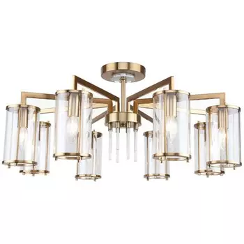 Люстра потолочная Vase 8xЕ14 40Вт, размер 75x75x33,5 см, цвет бронза