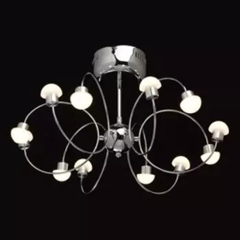 Люстра потолочная "Вега" 12x3W LED металлический 54x54x33см