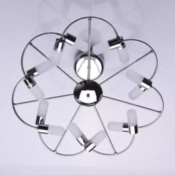 Люстра потолочная "Вега" 14x3W LED хром 64x64x46см