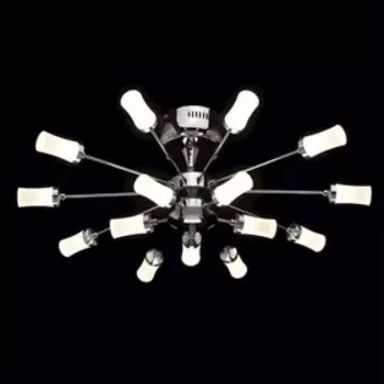 Люстра потолочная "Вега" 15x3W LED хром 72x72x26см