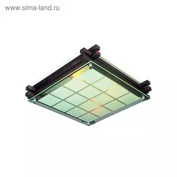 Люстра потолочная «VIVA» E14, 4x40W чёрный 40x40x9см