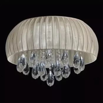 Люстра потолочная "Жаклин" 9x20W+3x30W G4+LED хром 50x50x32см