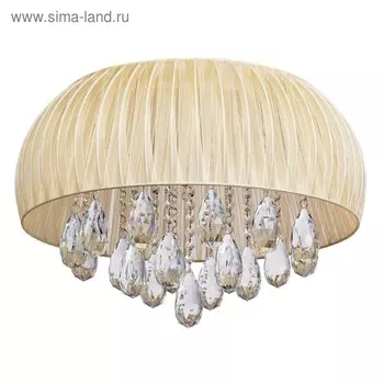 Люстра потолочная "Жаклин" 9x20W+3x30W G4+LED хром 50x50x32см