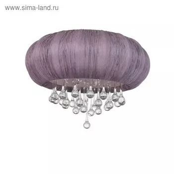 Люстра PREFERITA 5x40Вт Е14 фиолетовый 50x50x30см