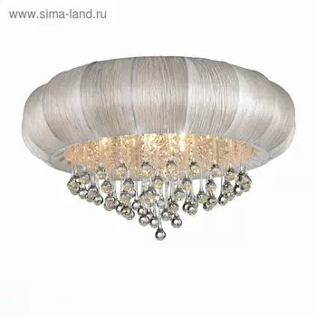 Люстра PREFERITA 8x40Вт Е14 белый 70x70x30см