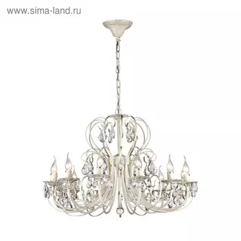 Люстра Princess 12x60Вт E14 кремовое золото