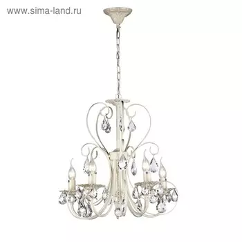 Люстра Princess 5x60Вт E14 кремовое золото