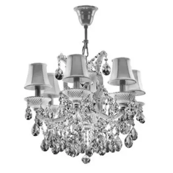 Люстра PRINCIA 6х40Вт E14 белый 60x165см