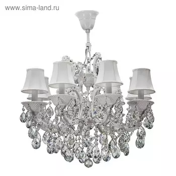 Люстра PRINCIA 8х40Вт E14 белый 70x175см