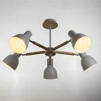 Люстра Светогор "Проект" 5х60Вт Е27 белый/бежевый