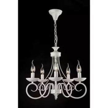 Люстра Provence, 5x40Вт E14, цвет белый