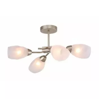 Люстра «Прут», 40Вт, Е14, цвет серебро, золото