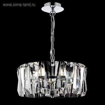 Светильник подвесной Maytoni MOD043PL-04CH, 4хE14, 60Вт, 38х38х66,8 см, цвет хром