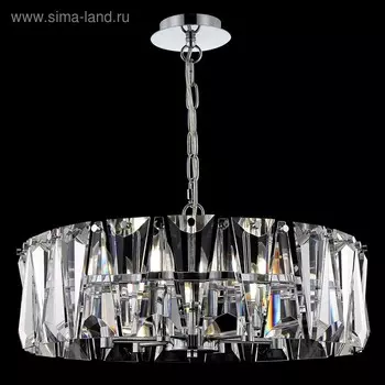 Светильник подвесной Maytoni MOD043PL-06CH, 6хE14, 60Вт, 51,7х51,7х66,8 см, цвет хром