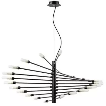 Люстра Ragno, 24x40Вт G9, цвет чёрный