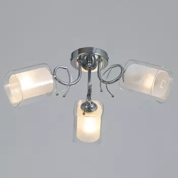 Люстра "Рамона" 3хЕ27 40т хром 50х50х25 см BayerLux