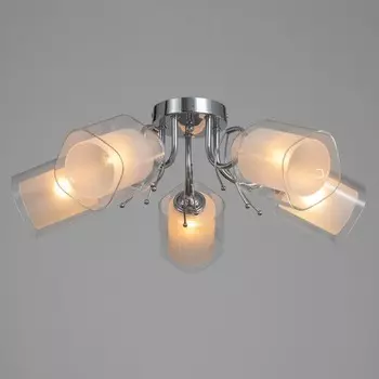 Люстра "Рамона" 5хЕ27 40т хром 55х55х25 см BayerLux