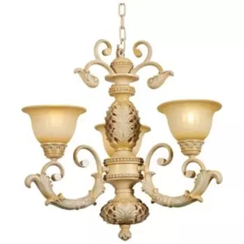 Люстра REBECA 3x60Вт E27 белый, слоновая кость 58x58x59см