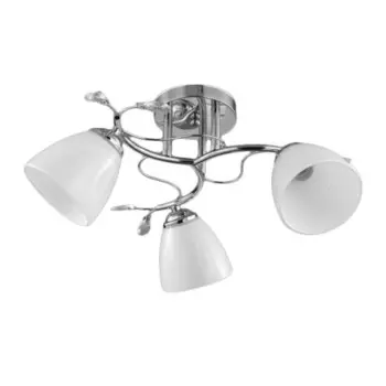 Люстра «Регина», 60Вт, E27, цвет чёрный, хром