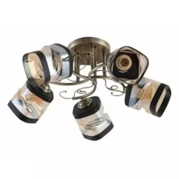 Люстра «Рей», 40Вт, Е27, цвет бронза