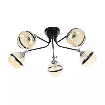 Люстра «Ремес» 5хЕ27 40 Вт черно-хромовый 707028 см