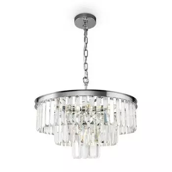 Светильник подвесной Maytoni MOD085PL-07CH, 7хE14, 40Вт, 50х50х115 см, цвет хром