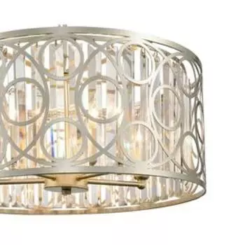 Люстра Riccio, 5x40Вт E14, цвет прозрачный