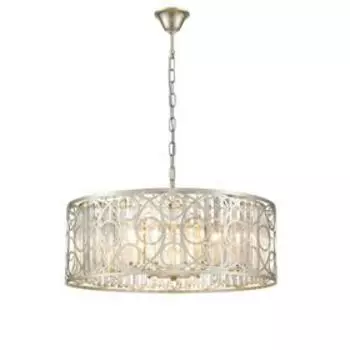 Люстра Riccio, 8x40Вт E14, цвет прозрачный