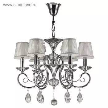 Люстра RICERCO 6х40Вт E14 хром 60x170см