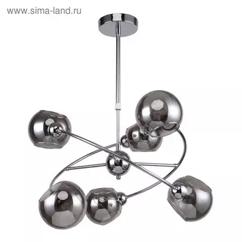 Люстра Rimula, 6x40Вт E14, цвет хром