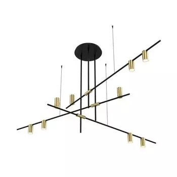 Люстра «Рия», размер 125x125x60 см, 9x10Вт, Gu10