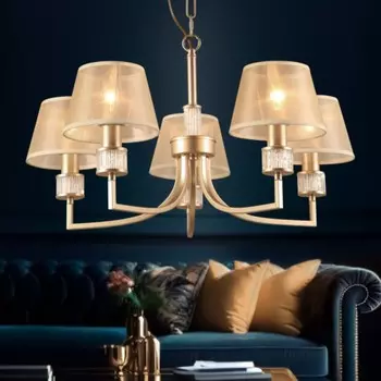 Люстра Rivoli Elinor 5хЕ14, 40 Вт