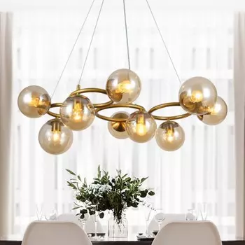 Люстра Rivoli Henrietta 9хЕ27, 40 Вт