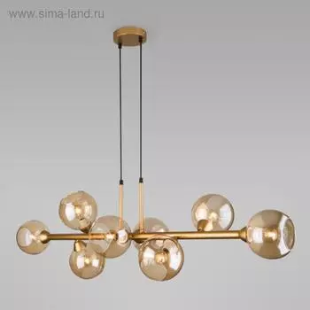 Люстра Roger, 8x40Вт E14, цвет золото