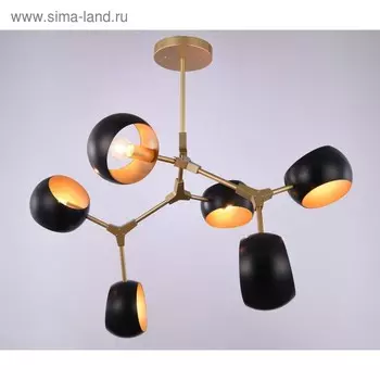 Люстра "Роли" 6х40Вт Е14 бронза