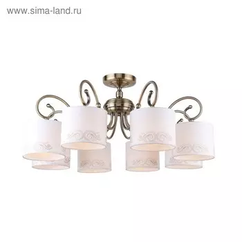 Люстра Romani, 8x40Вт E14, цвет бронза