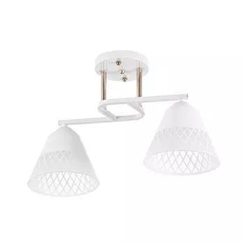 Люстра "Ронан" 2хЕ27 40Вт белый 40х28 см