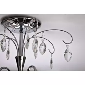 Люстра Rosalva 6x40Вт Е14, хром 88,5x88,5x58 см